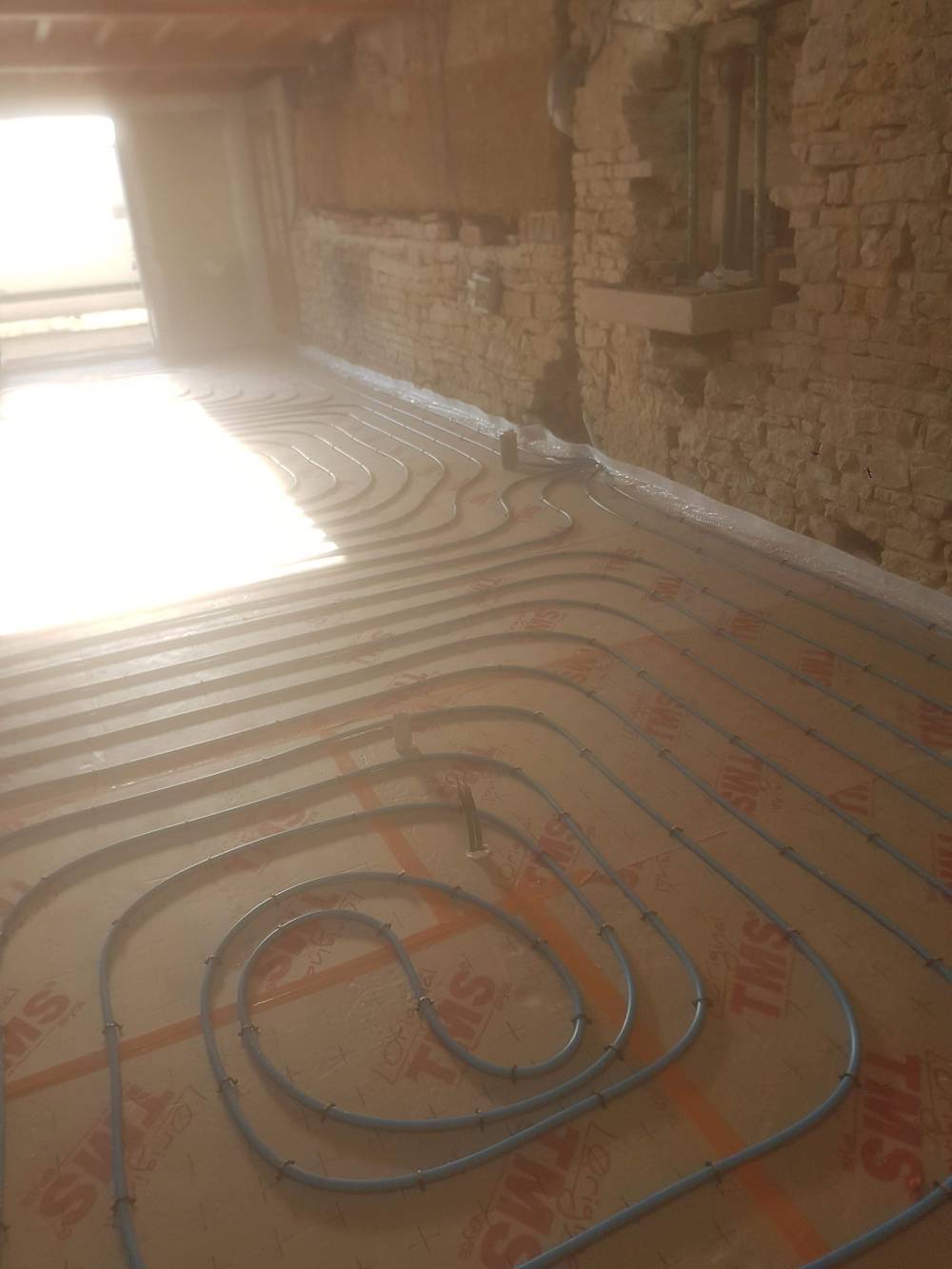 Ets Brevet Pierre et Fils - Travaux de chauffage - sol -installation